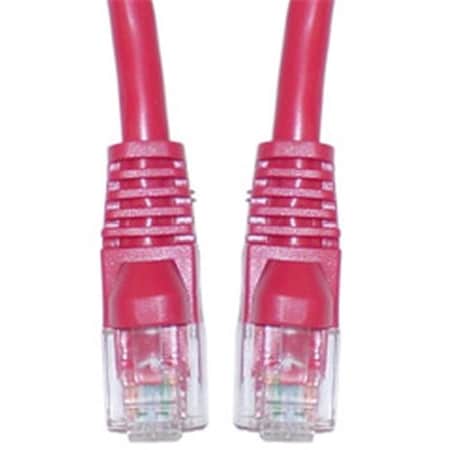 Cable Wholesale CableWholesale 10X8-07107 Cat6 Red Ethernet Patch Cable  Snagless Molded Boot  7 foot 10X8-07107